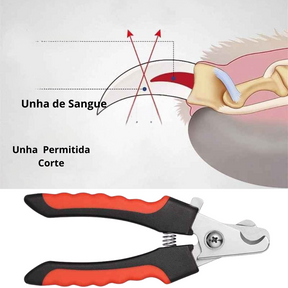 Tesoura Cortadora de Unhas para Animais de Estimação - Belamegui